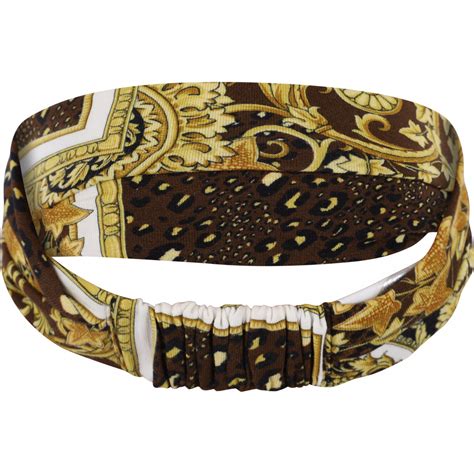 versace headband black and white|Versace hair band.